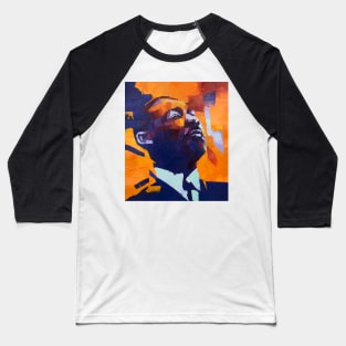 Martin Luther King Jr. Art Baseball T-Shirt